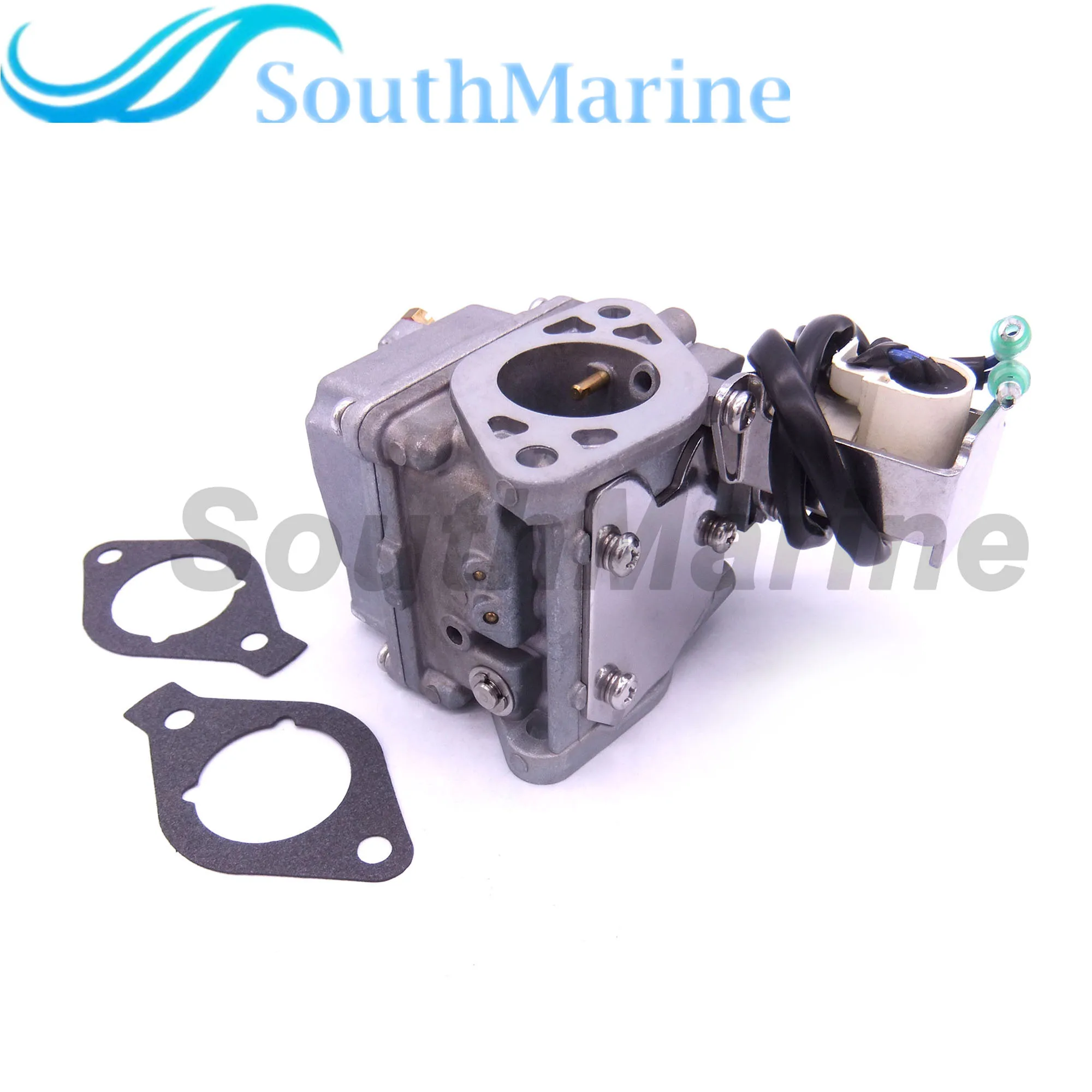 Boat Engine 6AH-14301-00 6AH-14301-01 Carburetor Assy and 6AH-13646-00 Gaskets (2 pcs) for Yamaha 4-stroke F20 Outboard Motor