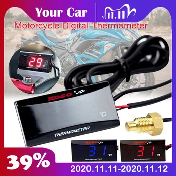 

Universal Digital Motorcycle Temperature Gauge Water Temperature Gauge For KOSO Xmax NMAX BWM Backlight Display