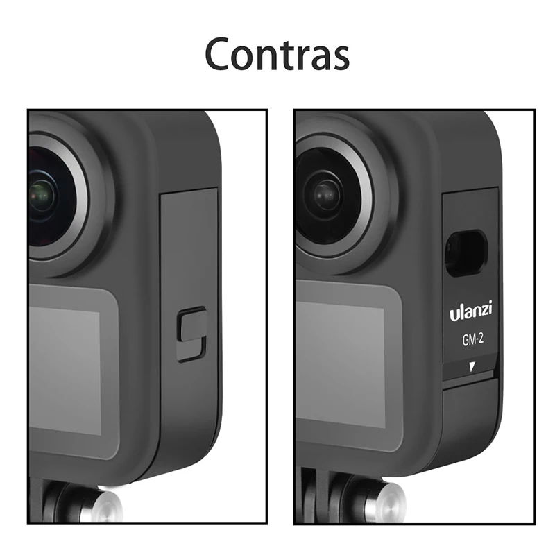 Ulanzi Gopro Battery Cover for Gopro Max 1:1 Design Battery Cover Case with Charging Port Ulanzi Gopro Battery Cover for Gopro Max 1:1 Design Battery Cover Case with Charging Port