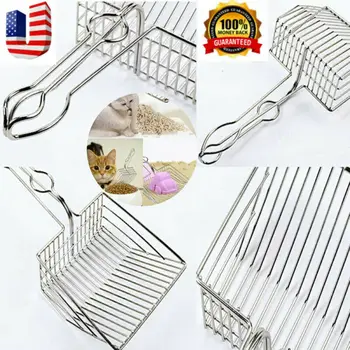

New Metal Kitten Sand Cleaner Cat Litter Scoop Cleaning Tools Pet Sand Shovel