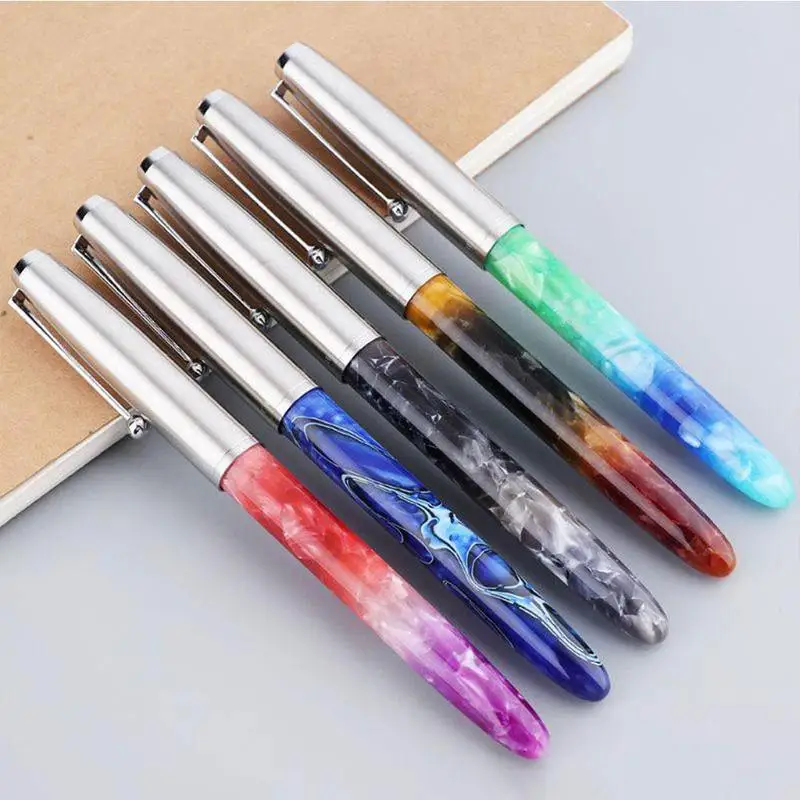 

Special Sheet Metal Porcelain Pattern Medium Nib Fountain Office Pen Hard School Essay Student Supplies Pen Pen Calligraphy O0E9