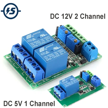 

LM393 Voltage Comparator Module Relay Control Circuit 5V 1CH / 12V 2CH For Automotive Modification Circuit Application Test