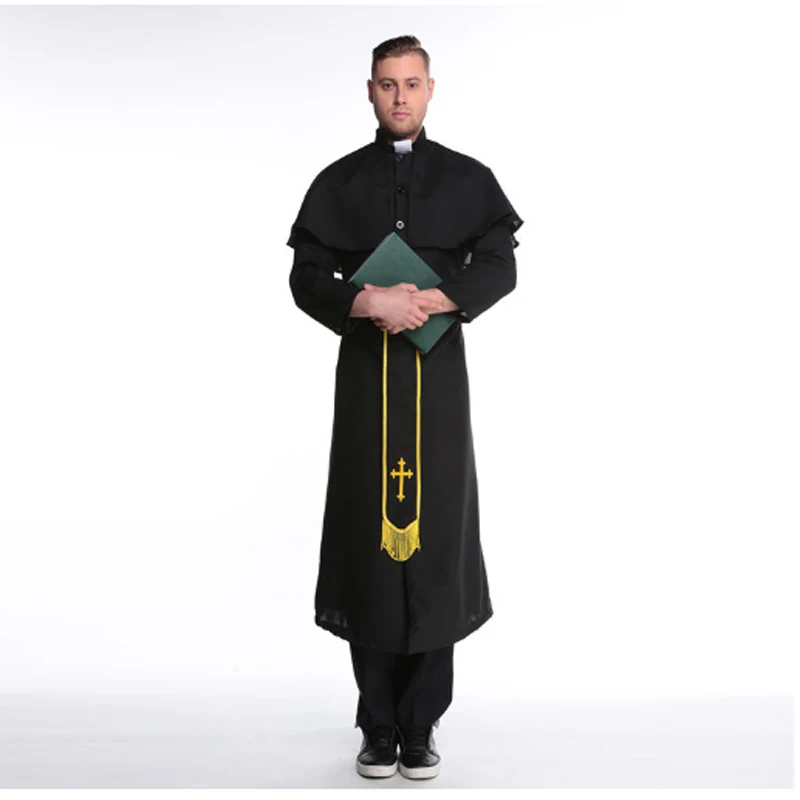 Мужской костюм на Хэллоуин с изображением Иисуса Христа накидка для отца платье