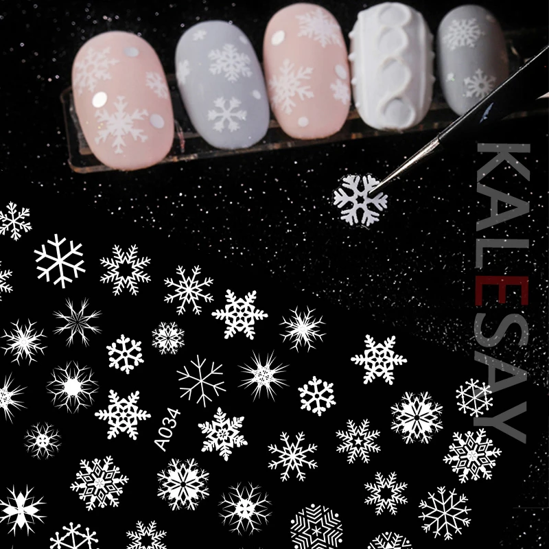 Best Buy Decals Decoration Snow-Sticker Self-Adhesive Nail-Art Merry-Christmas Manicure-Design xXKX1qRBr