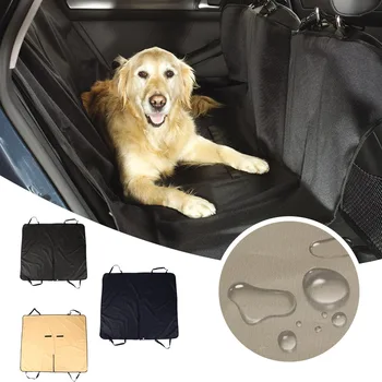 

Flax Waterproof Auto Car Rear Back Seat Pet Cushion Dog Cat Protector Mat