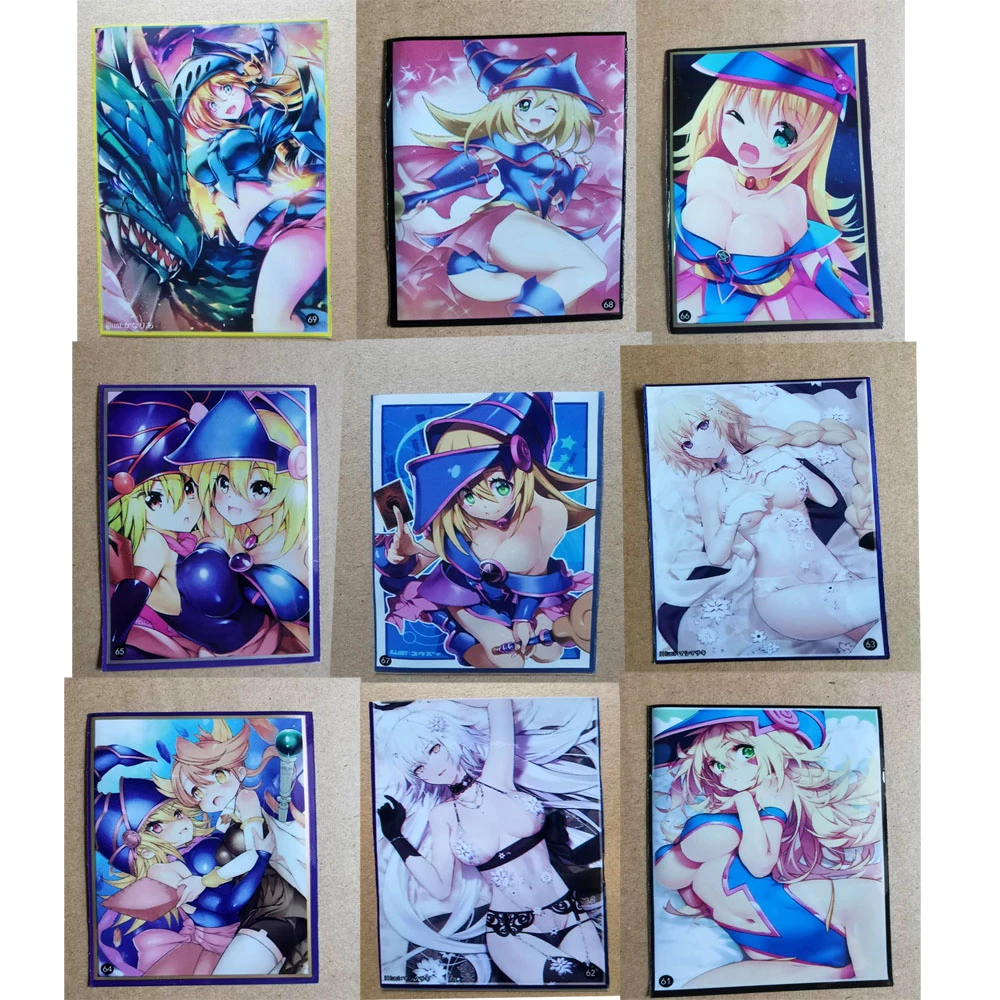 2 Packs(100pcs) Yu-gi-oh! Cosplay Yugioh Dark Magician Girl Anime Board  Games Card Sleeves Card Barrier Card Protector - Action Figures - AliExpress