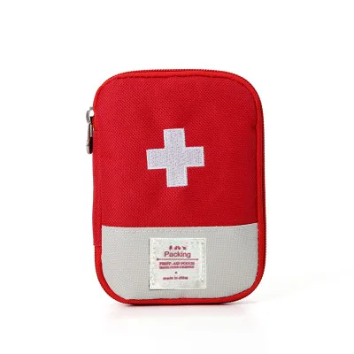 Mini bolsa de almacenamiento de medicina, botiquín médico de primeros auxilios portátil, juego de viaje para acampar al aire libre, útil bolsa de supervivencia de emergencia, pastillero