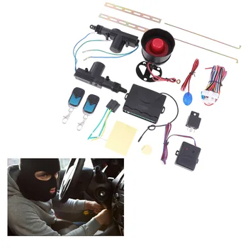 

1 Set Car Alarm Systems Security Car Burglar Alarm Kit Car Door Lock Keyless Entry System Remote Central Control Locking Kit A30