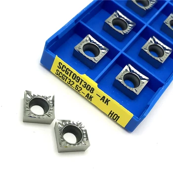 

SCGT09T308 AK H01 carbide insert Aluminum Turning Tool Cutting tool CNC turning insert SCGT 09T308 carbide wood turning tools