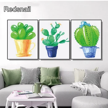 

3 pcs tropical Plant Leaf diamond painting full square&round drill diamond embroidery mosaic handcraft decoration painting TT036