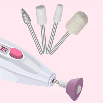 

5pc/set Ceramic drill bit diamond electric repair sharpening knife machine rotating take off head accessories grinding tool