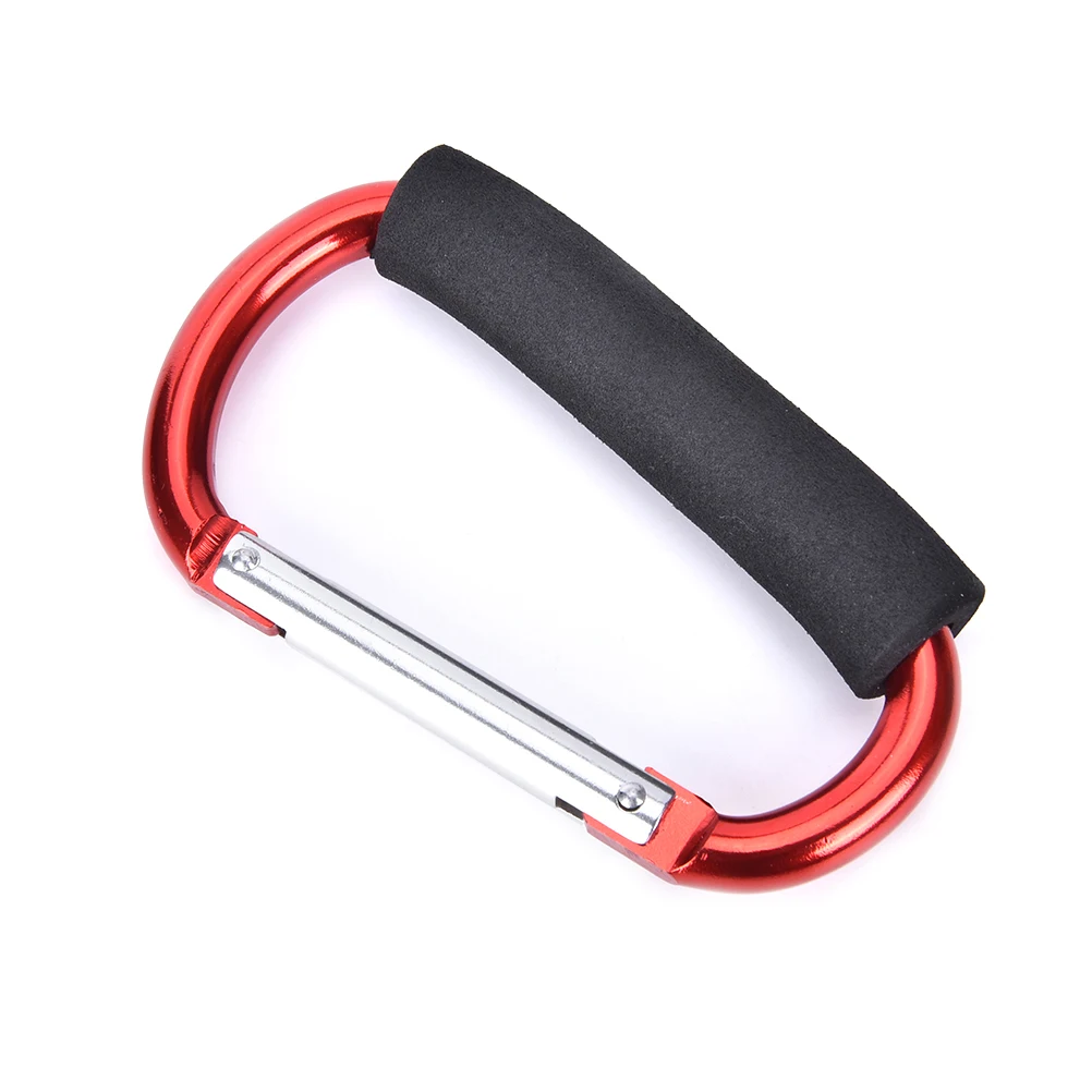 

Outdoor Multi-function EDC Tool Aluminum Climbing Carabiner Hook Gear Multi Tool Buckle Rock Lock With Sponge