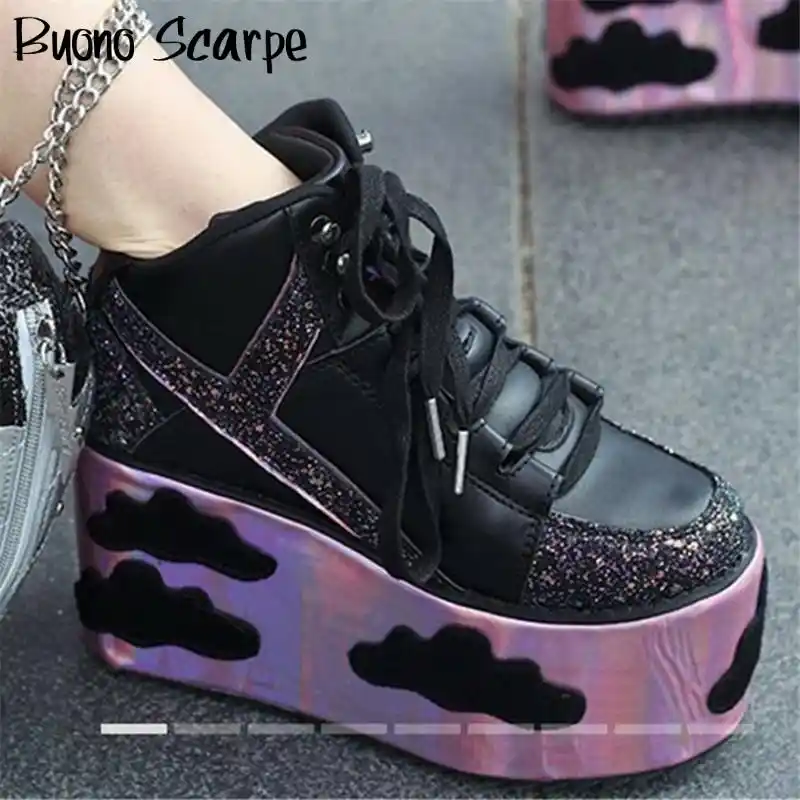 chaussures plateforme spice girl