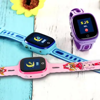 

GPS Kids Smart Watch Touch Screen Cute Remote Photograph SOS Call Children Baby Smartwatch Waterproof Tracker Monitor Smartband