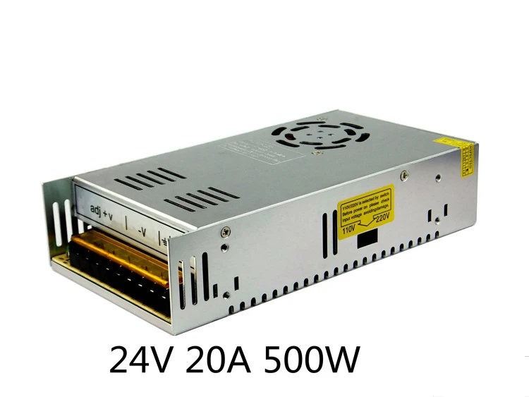 5 шт. DC24V Светодиодный переключатель питания драйвер 240 Вт 360 500 600 800 1000