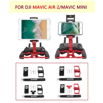 

For Phone/CrystalSky Remote Control Tablet Clip Aluminium Holder for DJI Mavic Air 2/Mavic 2/Mavic Mini Monitors Accessories
