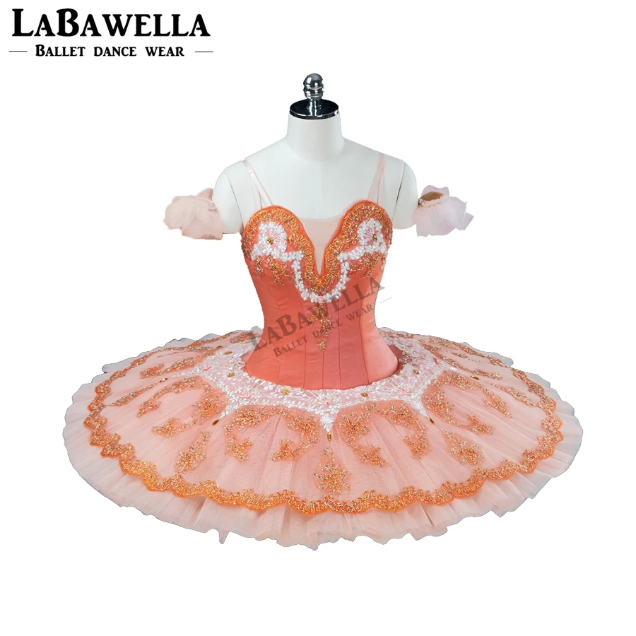Performance Fairy Doll Platter Tutu Costume BT9124 Pink Fairy Professional Ballet Tutu Women Adult