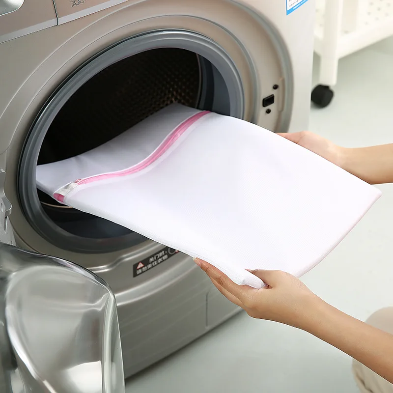 Household Dirty Laundry Bag Folding Mesh Clothes Organizer Bags Washing Underwear Bra Socks Wash Kits Useful Washing Machine Bag laundry bag clothes washing bag underwear washing bag bra washing bag