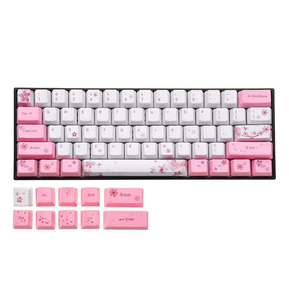 Teclado mecânico keycaps pbt dye sublimação keycap