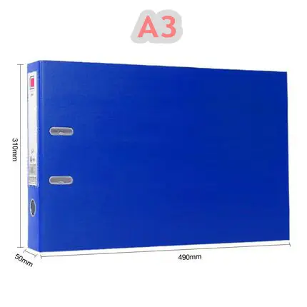 High Capacity Lever Arch File Folder Binder A5 A3 2 Ring Binder Office Paper File Organizer Document Folder