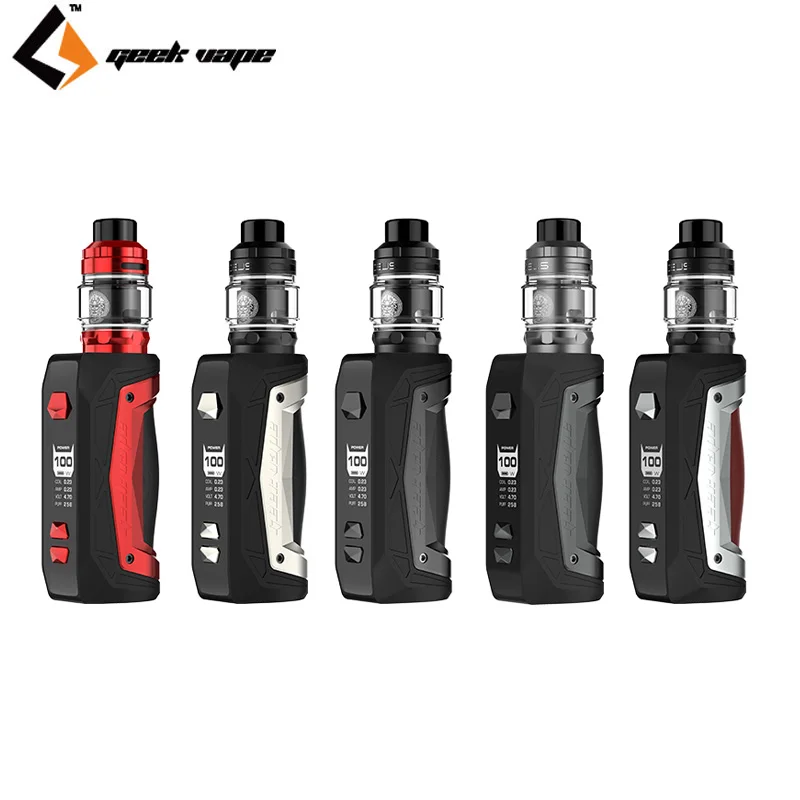 Оригинальный Geekvape Aegis max pod Комплект Vape100W Zeus бак 5 мл 0.2ohm/0.4ohm G катушки испаритель