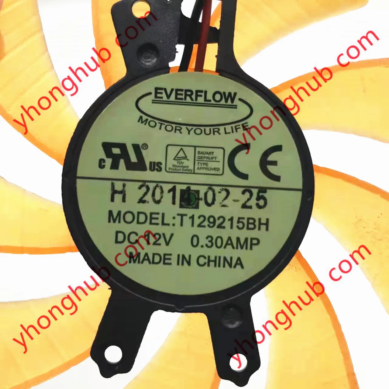 fios da c.c. 12v 0.30a de everflow t129215bh