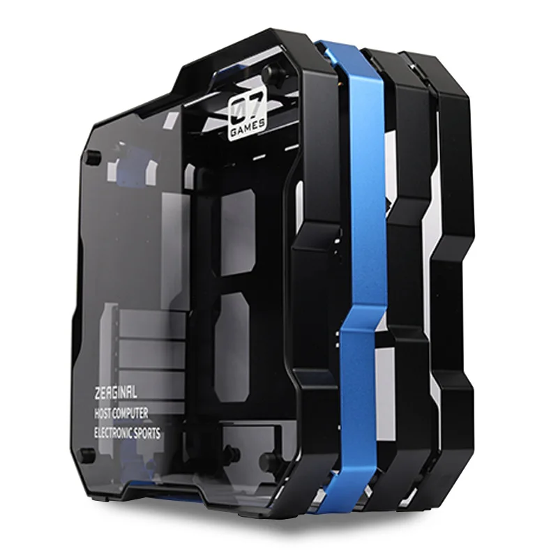 ZEAGINAL Middle Tower Chassis Desktop Computer Case For Water Cooling ATX Gamer MOD Case DIY Glass,PC DIY Gamer Cabinet,ZC-07 5 ZEAGINAL Middle Tower Chassis Desktop Computer Case For Water Cooling ATX Gamer MOD Case DIY Glass,PC DIY Gamer Cabinet,ZC-07 - Image 5