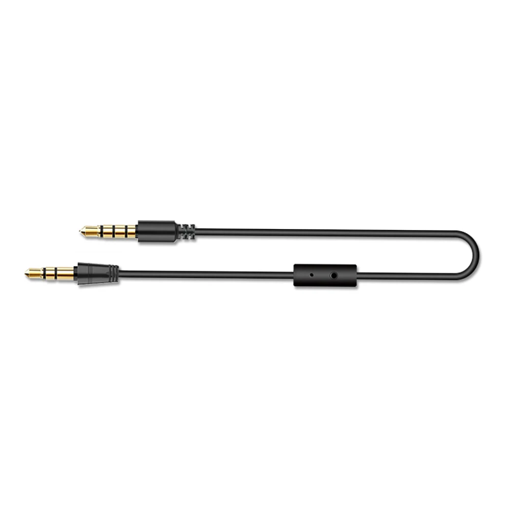 Oneodio Cabo de Áudio 3.5 mm Cabo para Fones de Ouvido de Estúdio com Microfone In-line Cabo de 1.2m com Botão Liga Desliga para pc Telefone Android - Image 3