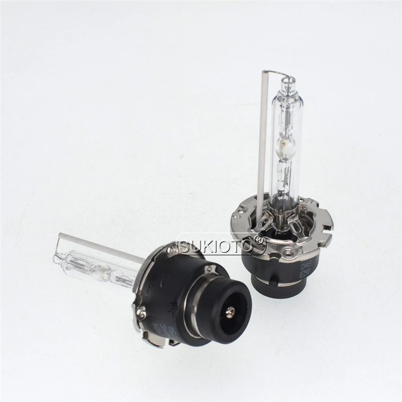 SUKIOTO Original 12V 35W D4S Xenon HID Bulb 55W D2S 4300K 5000K 6000K Car Headlight Replacement Bulb Lamp With Metal Base Claw (5)