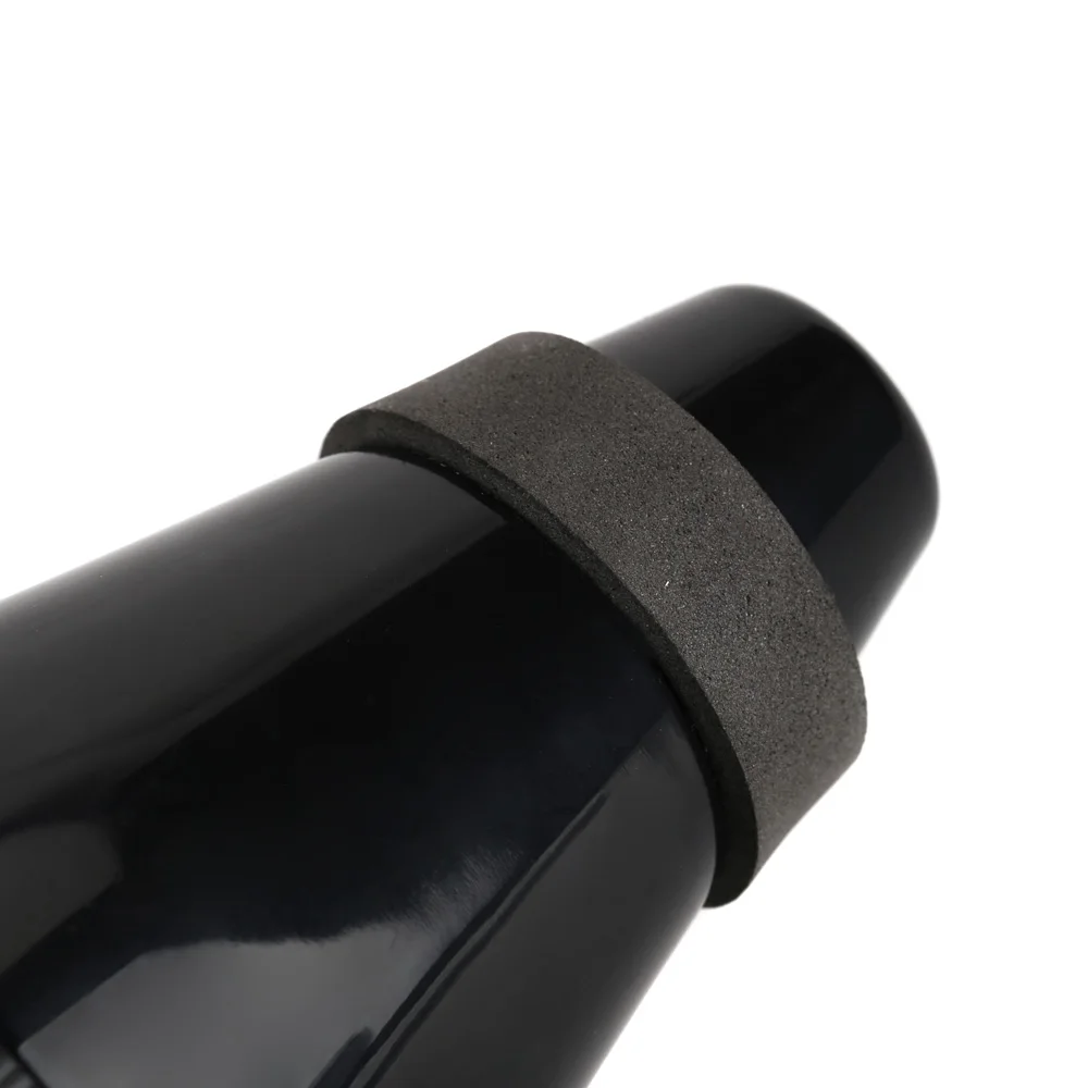 Trumpet Instrument Trumpet Mute Plastic Practice Light-weight Black Brass Instruments Musical Instruments Parts Trumpet Accessories