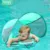Swim Trainer Baby Safety Solid Float UPF 50+ UV Sun Protection Canopy Non-Inflatable Swim Ring Lying Swimming Pool Bathtub Toys