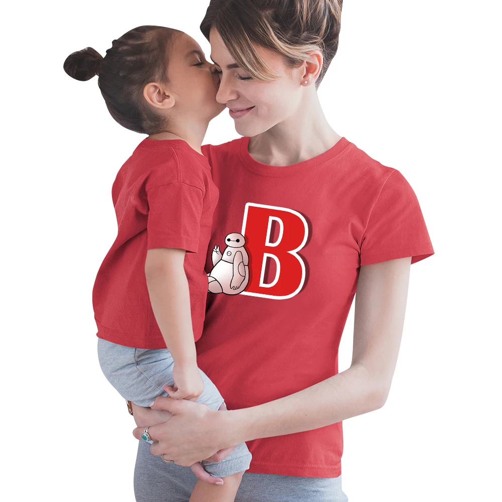 Disney Big Hero 6 T Shirt Famliy Look Outfits Color Tshirt Hipster High Quality Boss Lady Boss Baby Casual Best Friends  T-shirt plus size matching family outfits