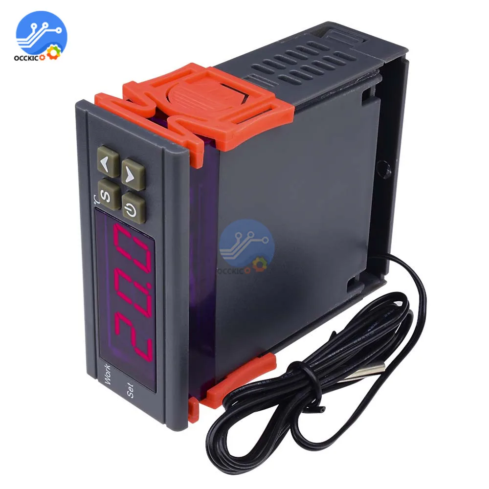 Цифровой термостат MH1210W 90 250V 10A 220V регулятор температуры 50 ~ 110 по Цельсию