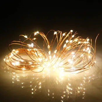 

10M 100 LEDs String Lights Copper Wire Fairy lights Night Light Christmas Decoration String Light Garden Courtyard String Light
