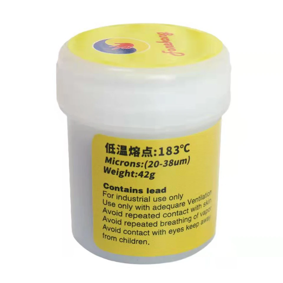 FONEKONG 183/138 Degree Lead Free / Leaded Solder Paste Medium Temperature Low Temperature Iphone X Middle Layer Welding Flux welding hard hat