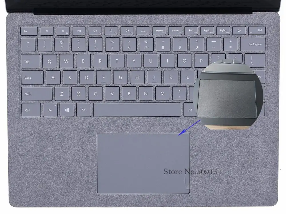 Matte touchpad trackpad stiker film pelindung touch pad untuk microsoft