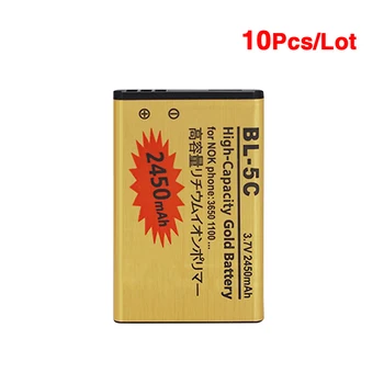 

10 Pcs/Lot wholesale batteryNew OHD 100% Original BL-5C Battery For Nokia BL 5C BL-5C BL5C 1112 1110 6600 N70 N71 N90 BL 5C