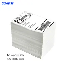 Thermal Shipping Labels 4X6in Shipping Label paper rolls for thermal printer Compatible with Zebra Sticker Printer 500page lable