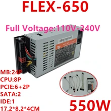 Блок питания для XinHang ITX FLEX NAS Small 1U K39 K35 S3 M41M24 550 Вт блок питания FLEX-650