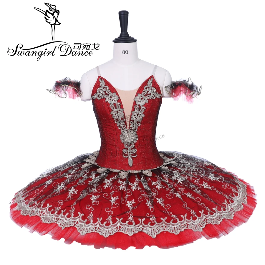 Red tutu ballet professional Don Quixote variation ballet tutu Swan lake variation ballet costume Ballerina ballet Dress BT9203