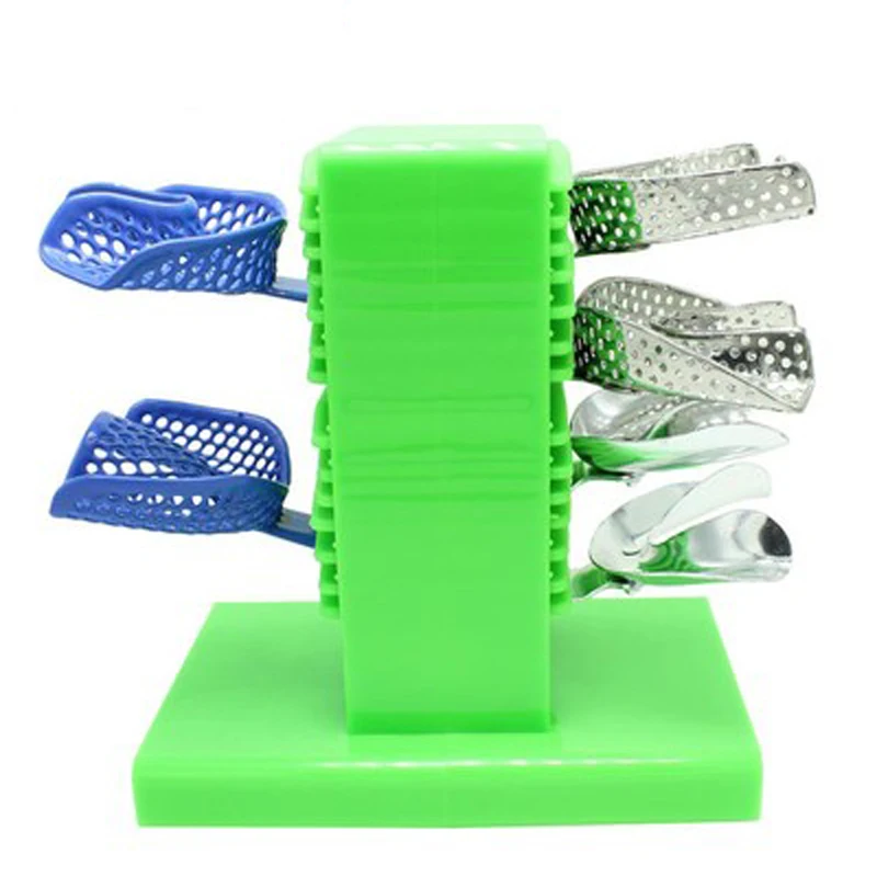 1pc Dental Clinics Lab Impression Tray Plaster Holder Stand Dental Tray