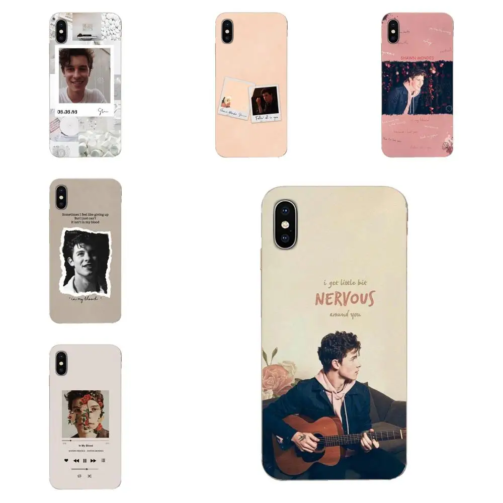 Back Covers Hybrid For iPhone SE2020 11 Plus Pro X XS Max XR 8 7 6S SE 4S 5 5C 5S Amazing Shawn Mendes | Мобильные телефоны и