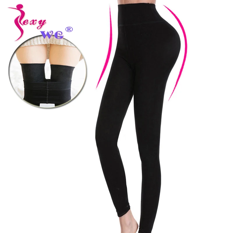 

SEXYWG Yoga Pant Fitness Tight Winter Keep Warming Trouser Women Slimming Waist Trainer Fleece Lined Control Panties Body Shaper