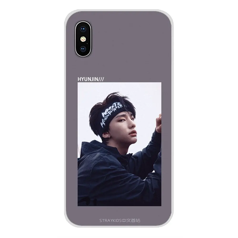 Для Apple IPhone X XR XS MAX 4 4s 5 5S 5C SE 6 6S 7 8 Plus ipod touch 5 6 Чехол для телефона stray kids hyunjin chan woojin