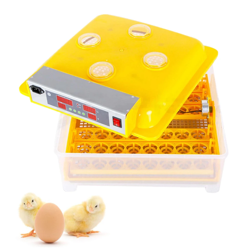 

NEW 48 Egg Incubator Digital Automatic Egg Brooder Hatcher Chicken Poultry Humidity Temperature Control Hatching machine