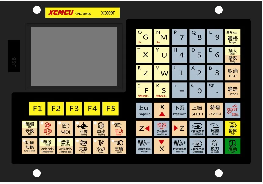 

XC609T 2-axis USB CNC lathe control system automatic instrument lathe CNC transformation system