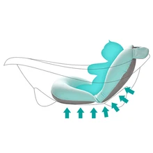 Детская складная ванна коврик младенческой безопасности душ Нескользящая подушка пластиковая сетка мат Лидер продаж