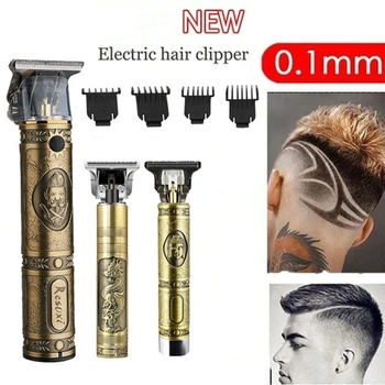 

T Hair Trimmer Electric Hair Clipper Barber Professional Trimmer Hair Cutting Machine For Children Man Adult 0.1mm Razor Shaver