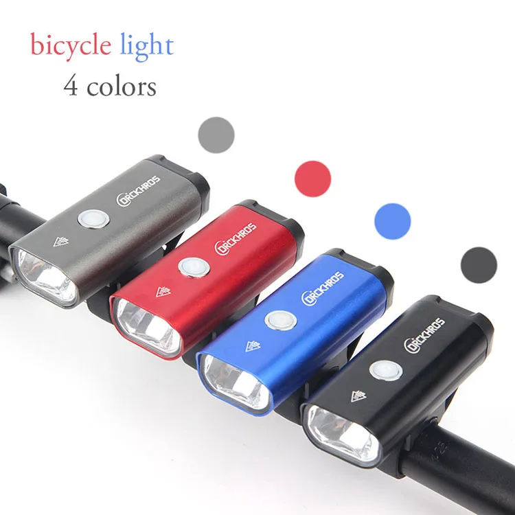Cheap Bike Light USB Rechargeable Bicycle LED Lights Waterproof Cycling Safety Battery Headlight Handlebar Flashlight Accessories 7