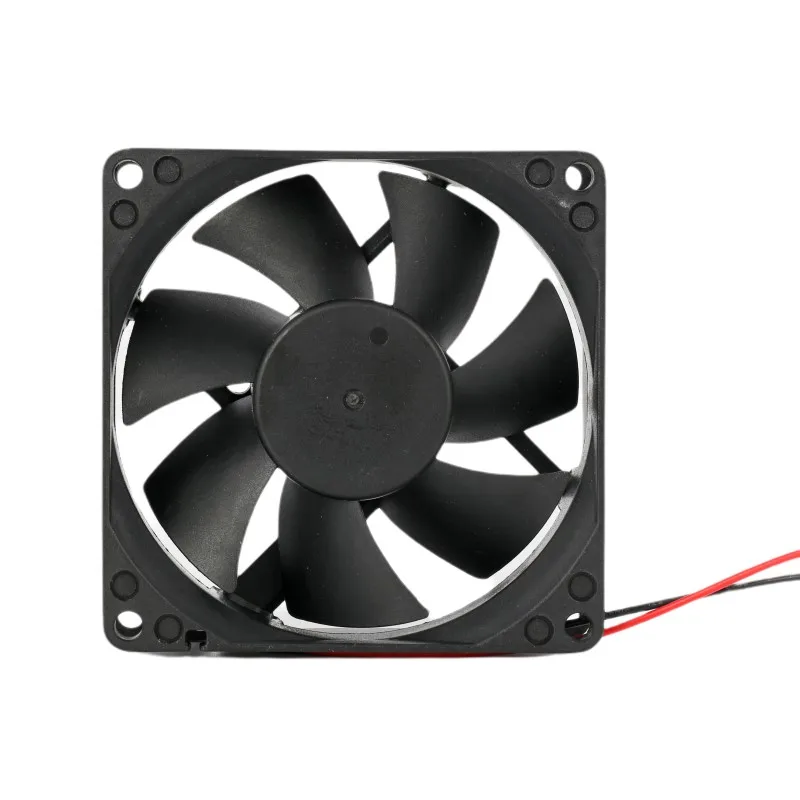 Computer Embroidery Machine Accessories-Fan 8*8* High 2.5CM 12V Fan 8x8 Thickness 2.5cm